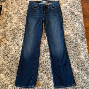 Eddie Bauer truly straight bootcut jeans